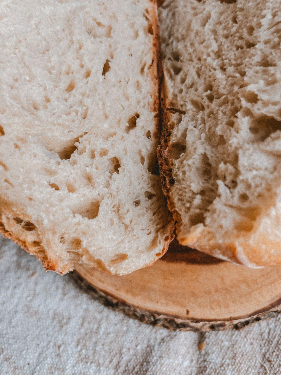 sliced homemade bread