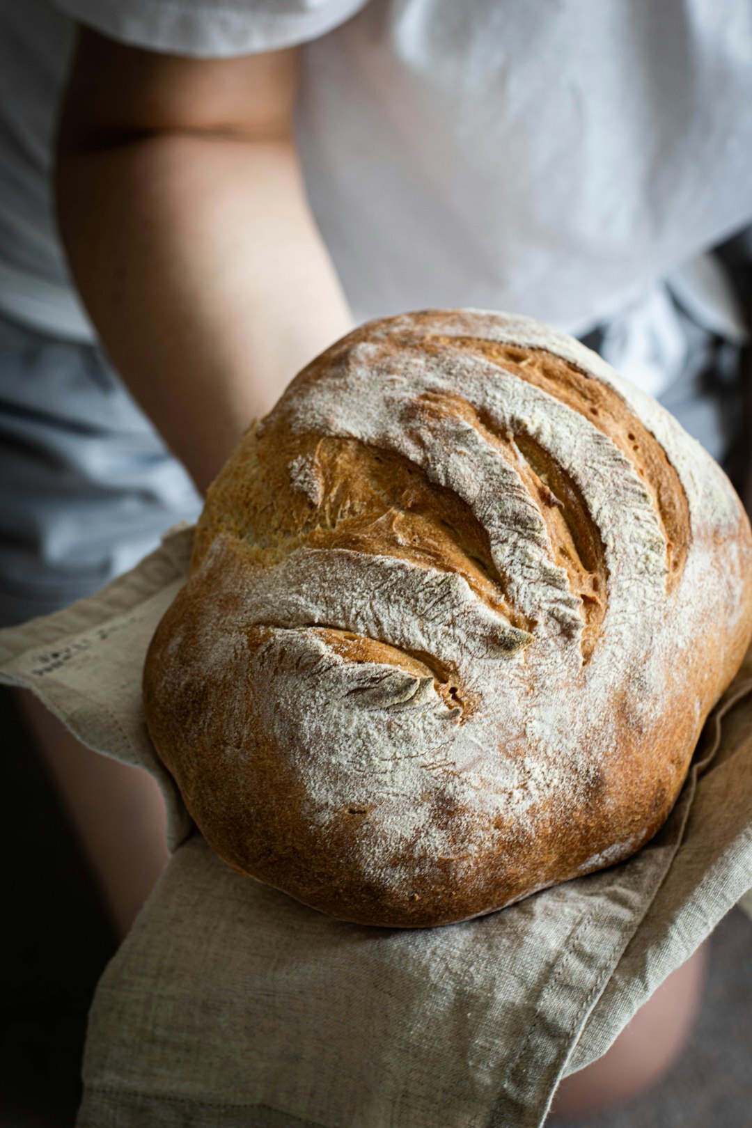homemade bread baking