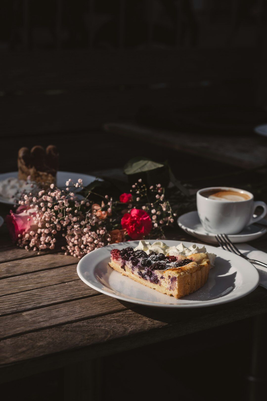 homemade cake on table